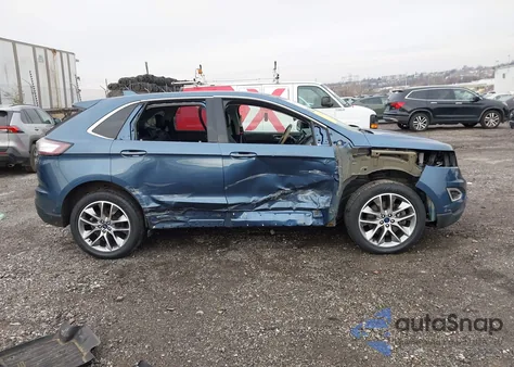 2018 Ford Edge Titanium z USA, uszkodzony, nr VIN 2FMPK4K91JBC21954